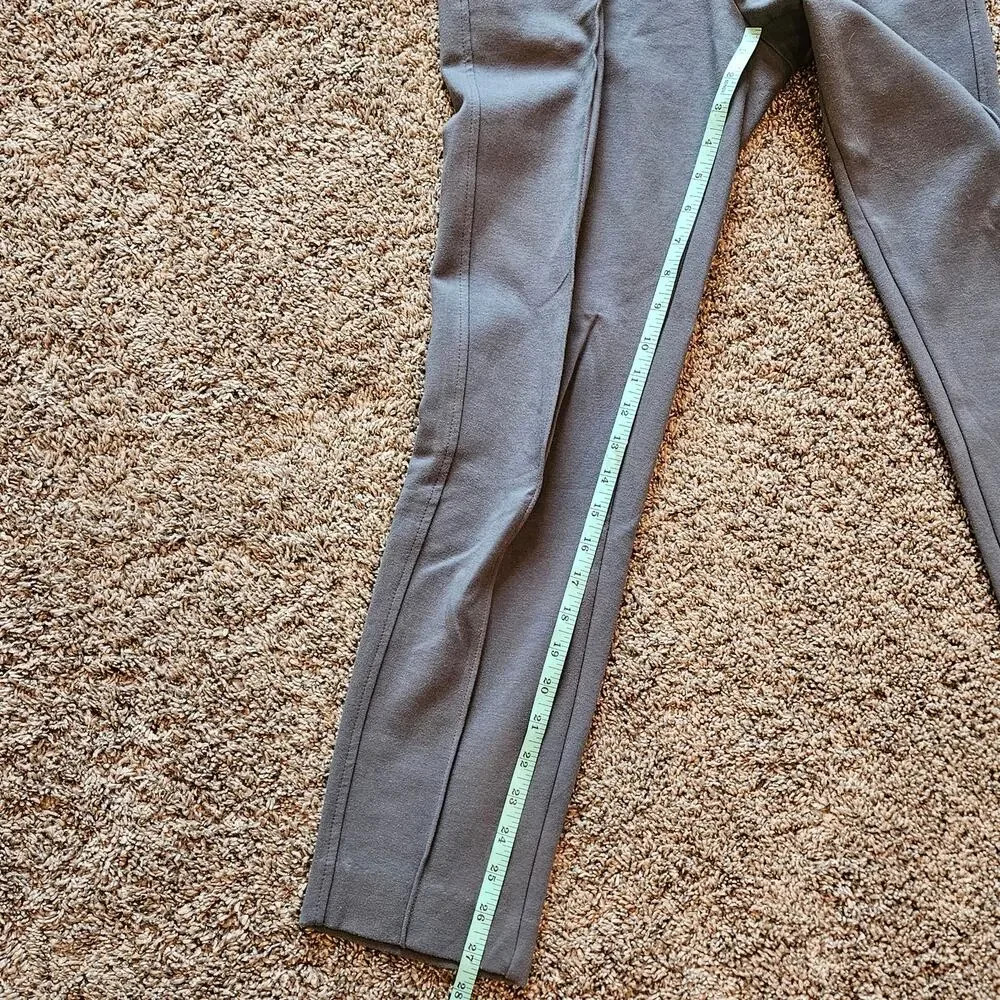 Everlane Dream Pant Womens Size XS Elastic Waist Double Knit Pintuck Tapered Leg